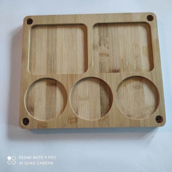 Brightroom Bamboo Drawer Organizer Set – 3 Pieces – Kitchen Bathroom Office - Picture 4 of 16